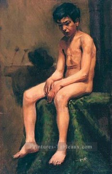 Garcon bohème Nu 1898 Pablo Picasso Peinture à l'huile